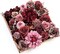 25pcs Silk Fake Flowers Roses for DIY Wedding Bouquets Burgundy Centerpieces
